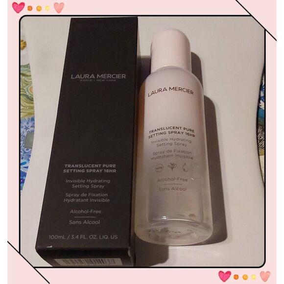 BNIB~LAURA MERCIER 16 Hour Translucent Pure Setting Spray~100ml/3.4 fl.oz~ - Picture 1 of 2